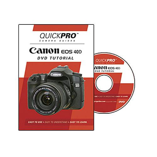 QuickPro  DVD: Canon EOS 40D Tutorial 1185, QuickPro, DVD:, Canon, EOS, 40D, Tutorial, 1185, Video