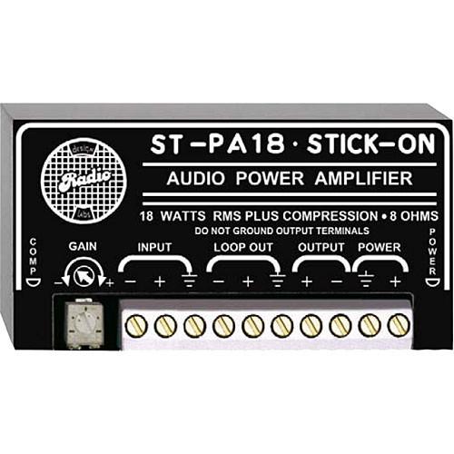 RDL ST-PA18 18W STICK-ON Audio Power Amplifier ST-PA18