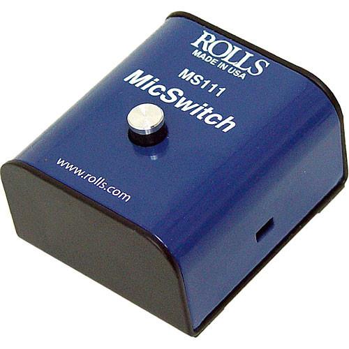 Rolls MS111 Mic Switch - Latching or Momentary Microphone MS111