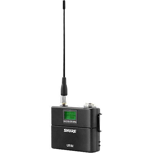 Shure UR-1M Micro Bodypack Transmitter for UHF-R UR1M-G1, Shure, UR-1M, Micro, Bodypack, Transmitter, UHF-R, UR1M-G1,