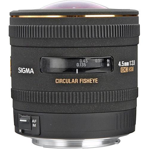 Sigma 4.5mm f/2.8 EX DC HSM Lens for Canon Digital SLR 486-101