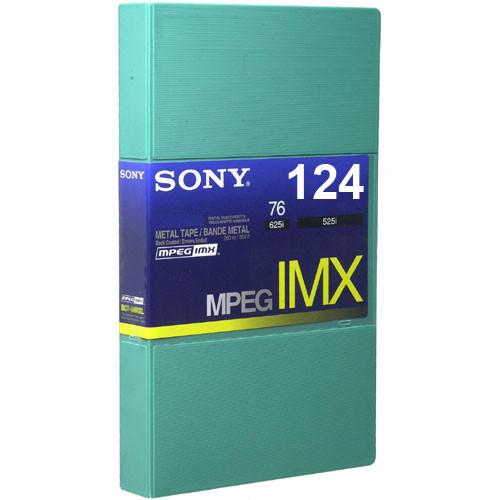 Sony BCT124MXL MPEG IMX Video Cassette, Large BCT124MXL