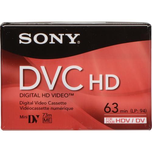 Sony DVM-63HD 63 Minute Mini DV HD Video Cassette (Set of 3), Sony, DVM-63HD, 63, Minute, Mini, DV, HD, Video, Cassette, Set, of, 3,
