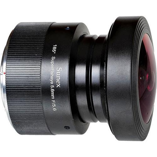Sunex 5.6mm f/5.6 SuperFisheye Fixed Focus Lens DSLR01C