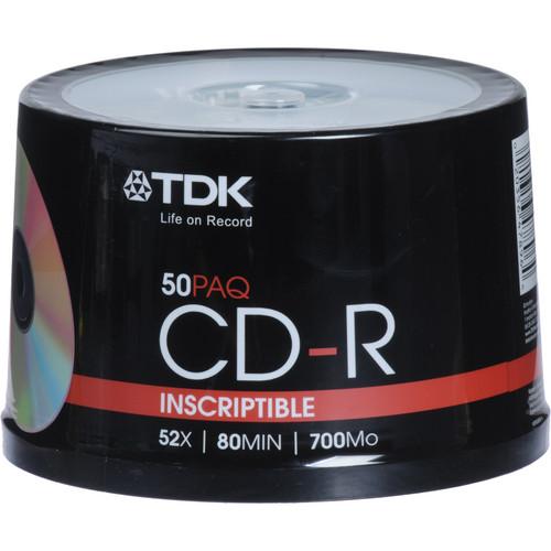 TDK  CD-R 52x Disc (50)