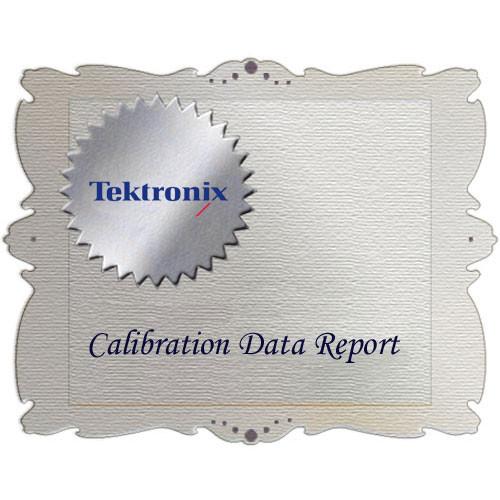 Tektronix D1 Calibration Data Report for WFM5000 WFM5000D1