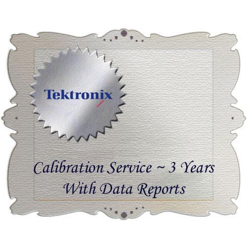 Tektronix D3 Calibration Data Report for WFM5000 WFM5000D3