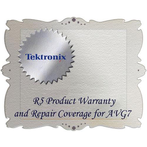 Tektronix R5 Product Warranty and Repair Coverage AVG7 R5