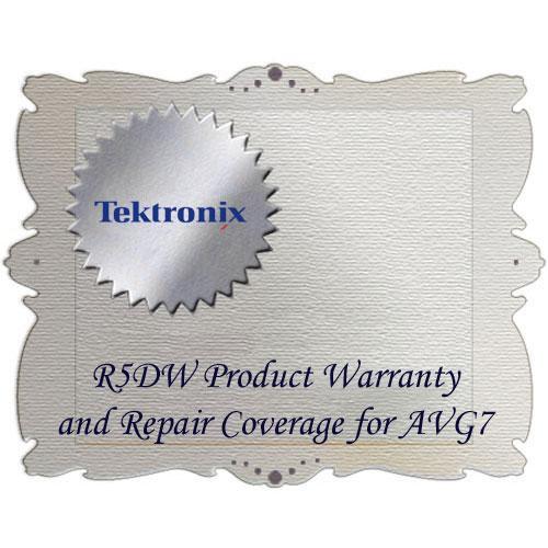 Tektronix R5DW Product Warranty and Repair Coverage AVG7-R5DW, Tektronix, R5DW, Product, Warranty, Repair, Coverage, AVG7-R5DW