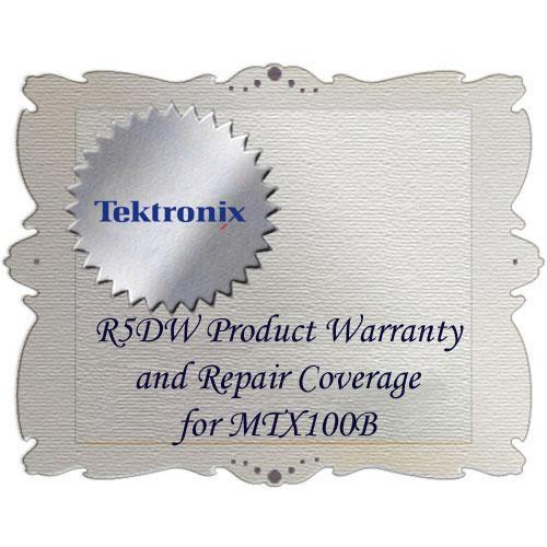 Tektronix R5DW Product Warranty and Repair Coverage MTX100B-R5DW
