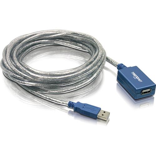 TRENDnet  16.5' USB 2.0 Extender Cable TU2-EX5, TRENDnet, 16.5', USB, 2.0, Extender, Cable, TU2-EX5, Video