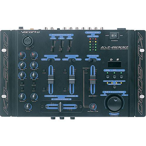VocoPro KJ-6000 Karaoke & DJ Mixer with Digital Key KJ-6000