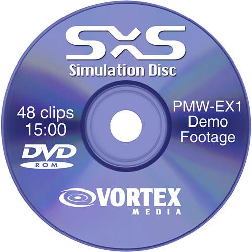 Vortex Media DVD: Sony EX1 SxS Simulation Disc SXSDVD