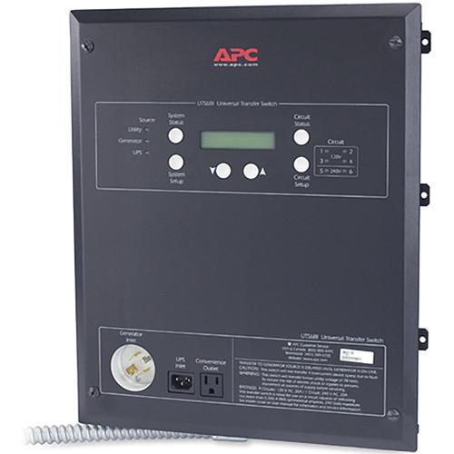 APC Universal Transfer Switch 6-Circuit 120V UTS6H, APC, Universal, Transfer, Switch, 6-Circuit, 120V, UTS6H,