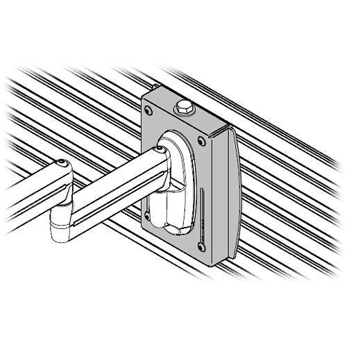 Chief OFBU Universal Slat Wall Adapter (Silver) OFBUS, Chief, OFBU, Universal, Slat, Wall, Adapter, Silver, OFBUS,