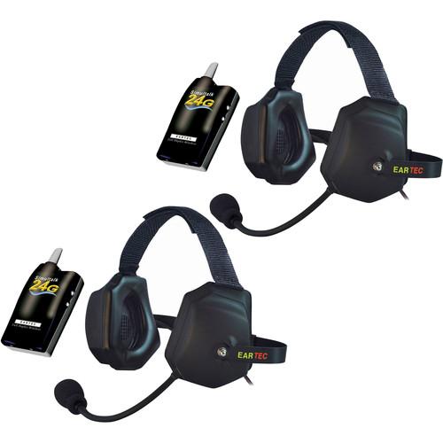 Eartec 2 Simultalk 24G Beltpacks with Xtreme Headsets SLT24G2XT