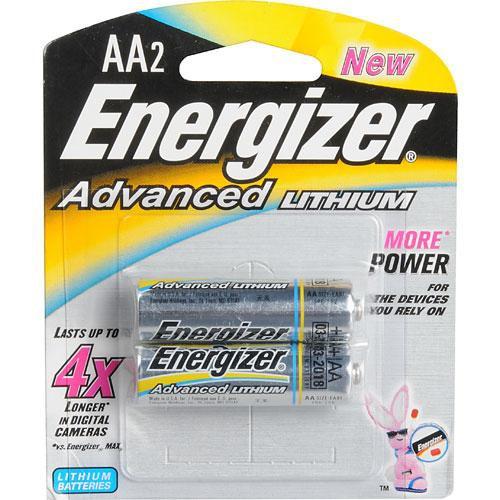 Energizer Energizer AA Lithium Batteries (2 Pack) 57-EALAA2D, Energizer, Energizer, AA, Lithium, Batteries, 2, Pack, 57-EALAA2D,