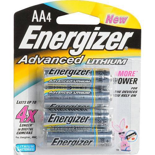 Energizer Energizer AA Lithium Batteries (4 Pack) EA91BP-4, Energizer, Energizer, AA, Lithium, Batteries, 4, Pack, EA91BP-4,