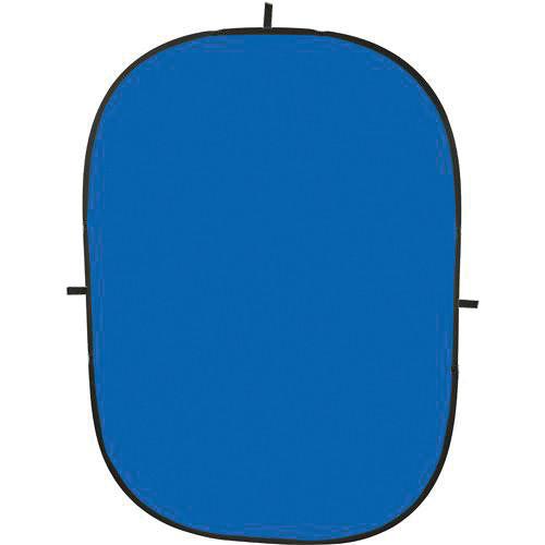 Impact Collapsible Background - 5 x 7' (Chroma Blue) BGC-CB-57, Impact, Collapsible, Background, 5, x, 7', Chroma, Blue, BGC-CB-57
