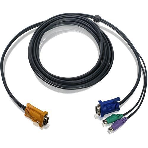 IOGEAR  10' (3 m) PS/2 KVM Cable G2L5203P, IOGEAR, 10', 3, m, PS/2, KVM, Cable, G2L5203P, Video