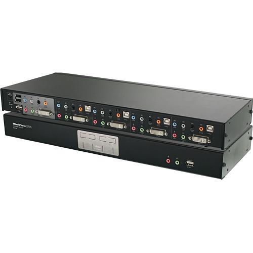 IOGEAR 4-Port Dual Link DVI KVMP Switch with 7.1 Audio GCS1784