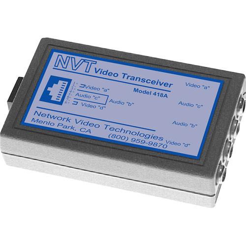 NVT NV-418A Dual Channel Passive Video/Audio Transceiver NV-418A, NVT, NV-418A, Dual, Channel, Passive, Video/Audio, Transceiver, NV-418A