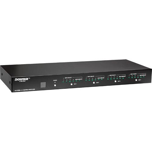 One Task 1T-MX-6344 HDMI Matrix Routing Switcher 1T-MX-6344, One, Task, 1T-MX-6344, HDMI, Matrix, Routing, Switcher, 1T-MX-6344,