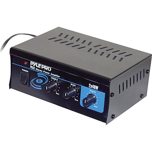 Pyle Pro PCA2 Mini 2 x 40W Stereo Power Amplifier PCA2