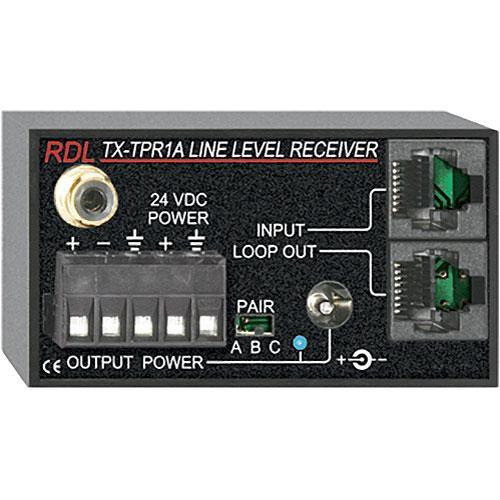 RDL TX-TPR1A Active Single-Pair Receiver Format A TX-TPR1A