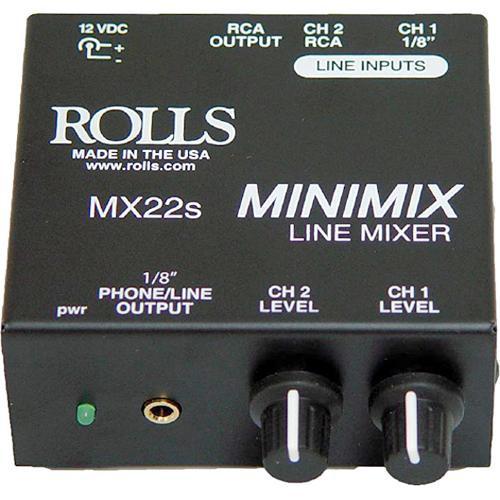 Rolls  MX22s Mini Mix - Line Mixer MX22S, Rolls, MX22s, Mini, Mix, Line, Mixer, MX22S, Video
