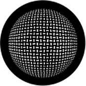 Rosco Standard Steel Gobo #78445B Grid Sphere 250784450860, Rosco, Standard, Steel, Gobo, #78445B, Grid, Sphere, 250784450860,