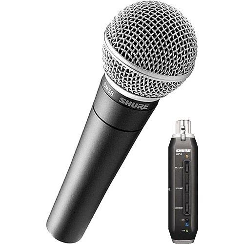 Shure X2u XLR to USB Microphone Signal Adapter and SM58 SM58-X2U