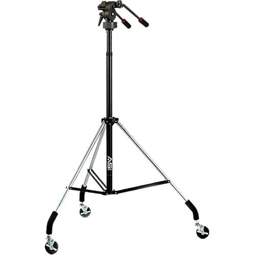Smith-Victor Dollypod V Wheeled Tripod with Pro-5 2-Way 700000, Smith-Victor, Dollypod, V, Wheeled, Tripod, with, Pro-5, 2-Way, 700000