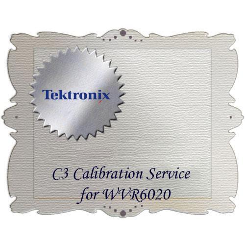 Tektronix C3 Calibration Service for WVR6020 WVR6020C3