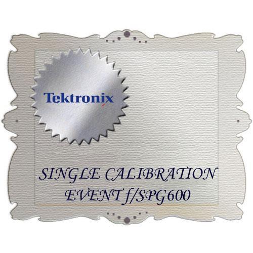 Tektronix CA1 Calibration Service for SPG600 SPG600-CA1