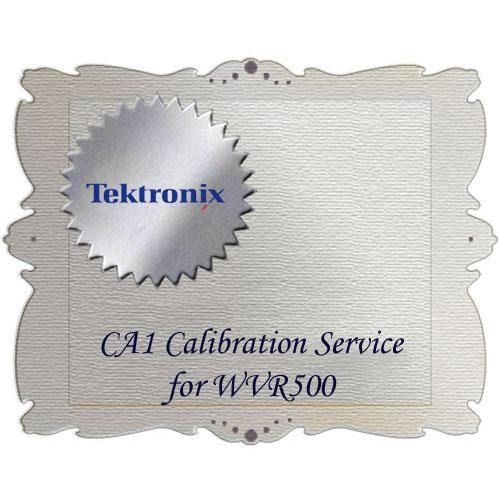 Tektronix CA1 Calibration Service for WVR500 WVR500-CA1, Tektronix, CA1, Calibration, Service, WVR500, WVR500-CA1,