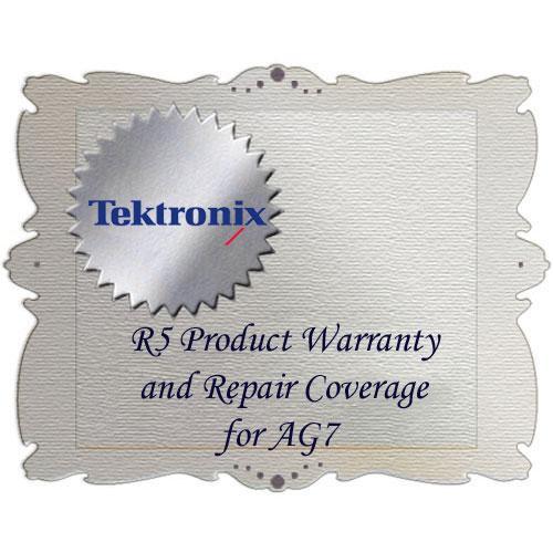 Tektronix R5 Product Warranty and Repair Coverage for AG7 AG7 R5