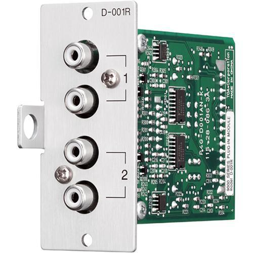 Toa Electronics D-001R Dual Unbalanced Line Input Module D-001R