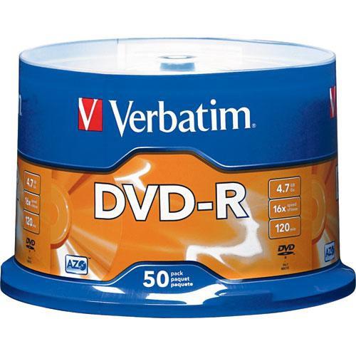 Verbatim  DVD-R 4.76GB 16X (50), Verbatim, DVD-R, 4.76GB, 16X, 50, , Video
