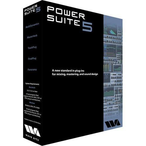 Wave Arts Power Suite 5 Mixing & Mastering Plug-in 11-33003, Wave, Arts, Power, Suite, 5, Mixing, &, Mastering, Plug-in, 11-33003