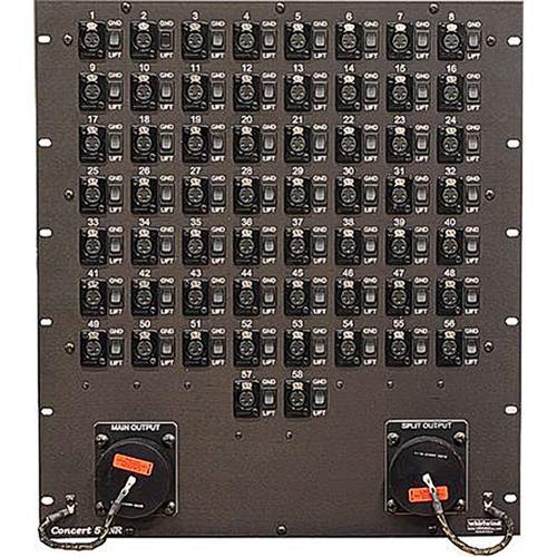 Whirlwind Concert Series 58-Channel Rack-Mounted Panel CSR58PNR