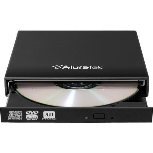Aluratek USB 2.0 External Slim Multi-Format 8X DVD AEOD100F, Aluratek, USB, 2.0, External, Slim, Multi-Format, 8X, DVD, AEOD100F,