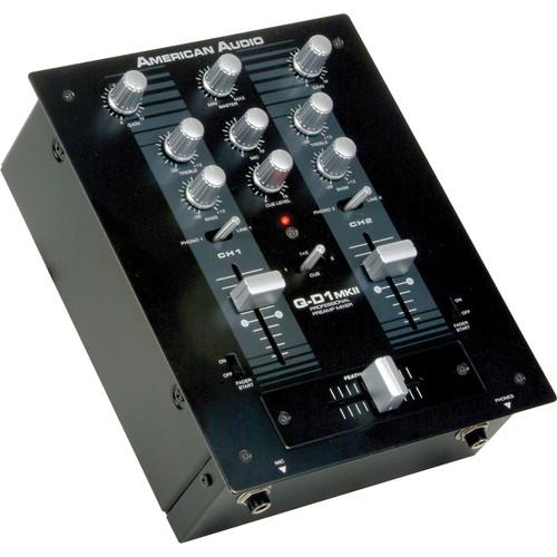 American Audio Q-D1 MKII Professional 2-Channel DJ Q-D1 MKII