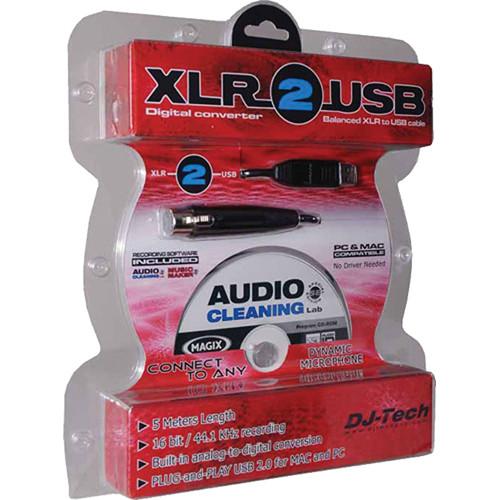 DJ-Tech  XLR-2-USB - XLR to USB Cable XLR-2-USB