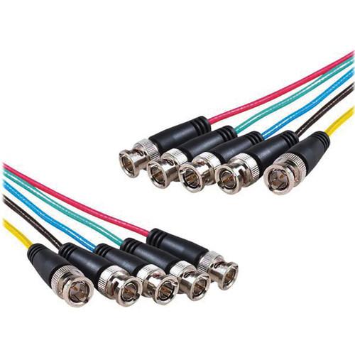 FSR CS-5BMM-10 5 x BNC to 5 x BNC Cable [10' CS-5BMM-10, FSR, CS-5BMM-10, 5, x, BNC, to, 5, x, BNC, Cable, 10', CS-5BMM-10,