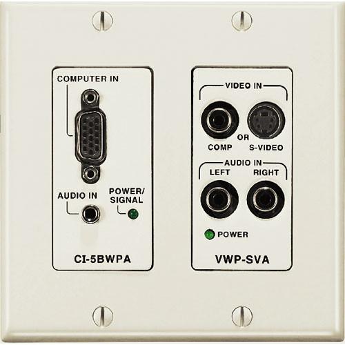 FSR VIP-100-IVO Wall Plate Interface (Ivory) VIP-100-IVO, FSR, VIP-100-IVO, Wall, Plate, Interface, Ivory, VIP-100-IVO,