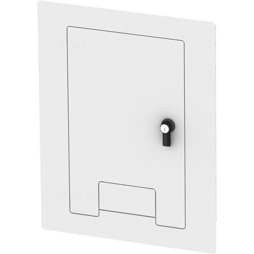 FSR WB-X1-CVR-WHT Flush-Mounted Locking Cover (White), FSR, WB-X1-CVR-WHT, Flush-Mounted, Locking, Cover, White,