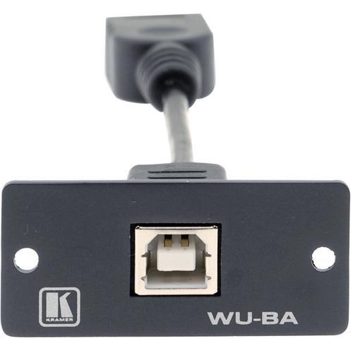 Kramer  WU-BA USB Wall Plate Insert (Gray) WU-BA