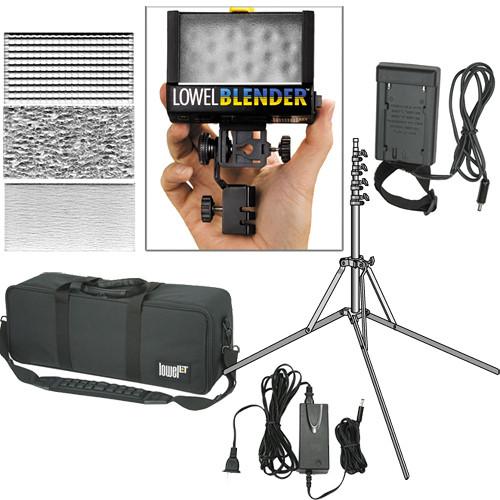 Lowel Blender LED 1-Light Kit (120V/240VAC/12VDC) BLN-9146LB, Lowel, Blender, LED, 1-Light, Kit, 120V/240VAC/12VDC, BLN-9146LB,