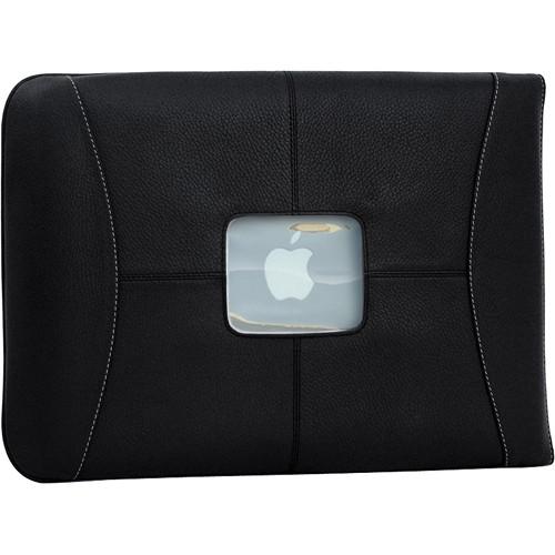 MacCase  Premium Leather Sleeve (Black) L15SL-BK